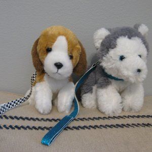 Justice Bundle Stuffed Pups Ellie & Scout 6" PLUS extra pup